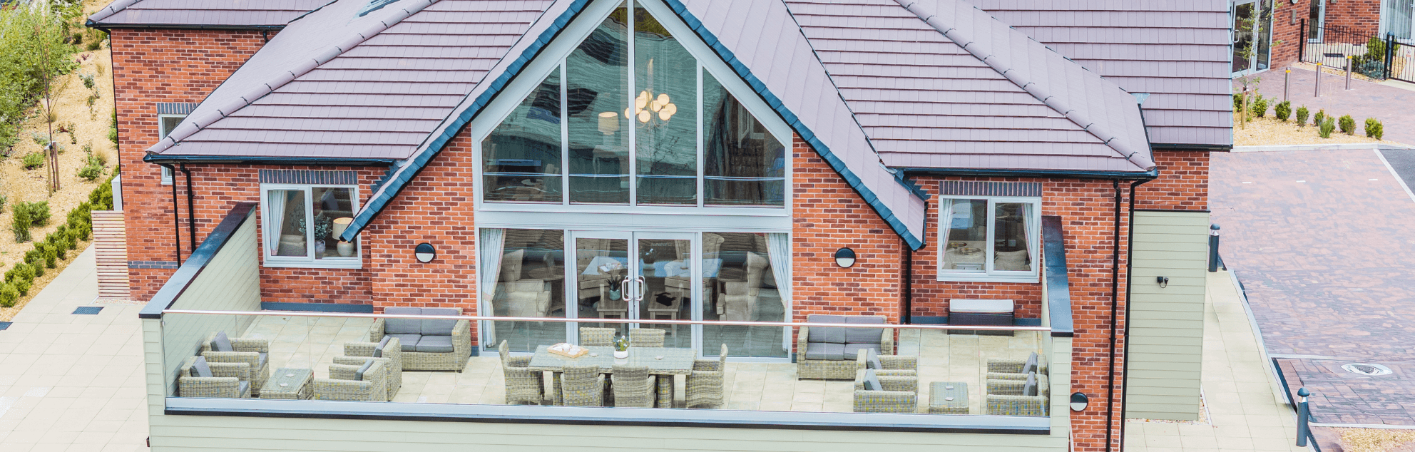 Outdoor terrace balcony seating