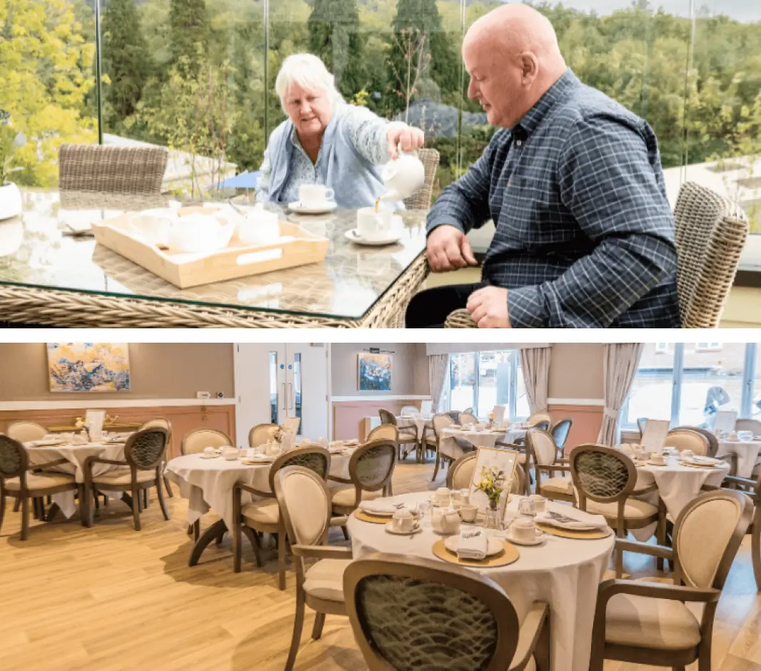 Delightful dining at Colwall Care Home
