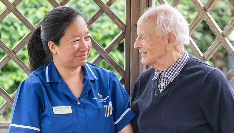 Nurse and resident