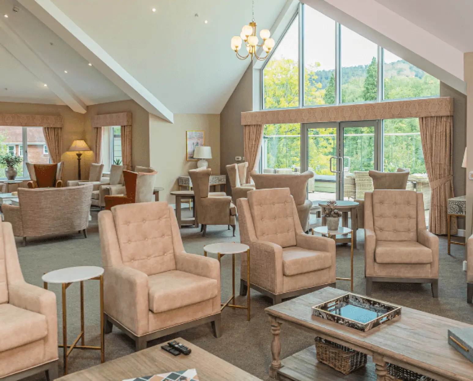 Colwall Care Home interior lounge area